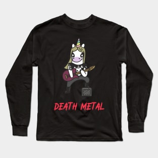 Death Metal - Unicorn Series Long Sleeve T-Shirt